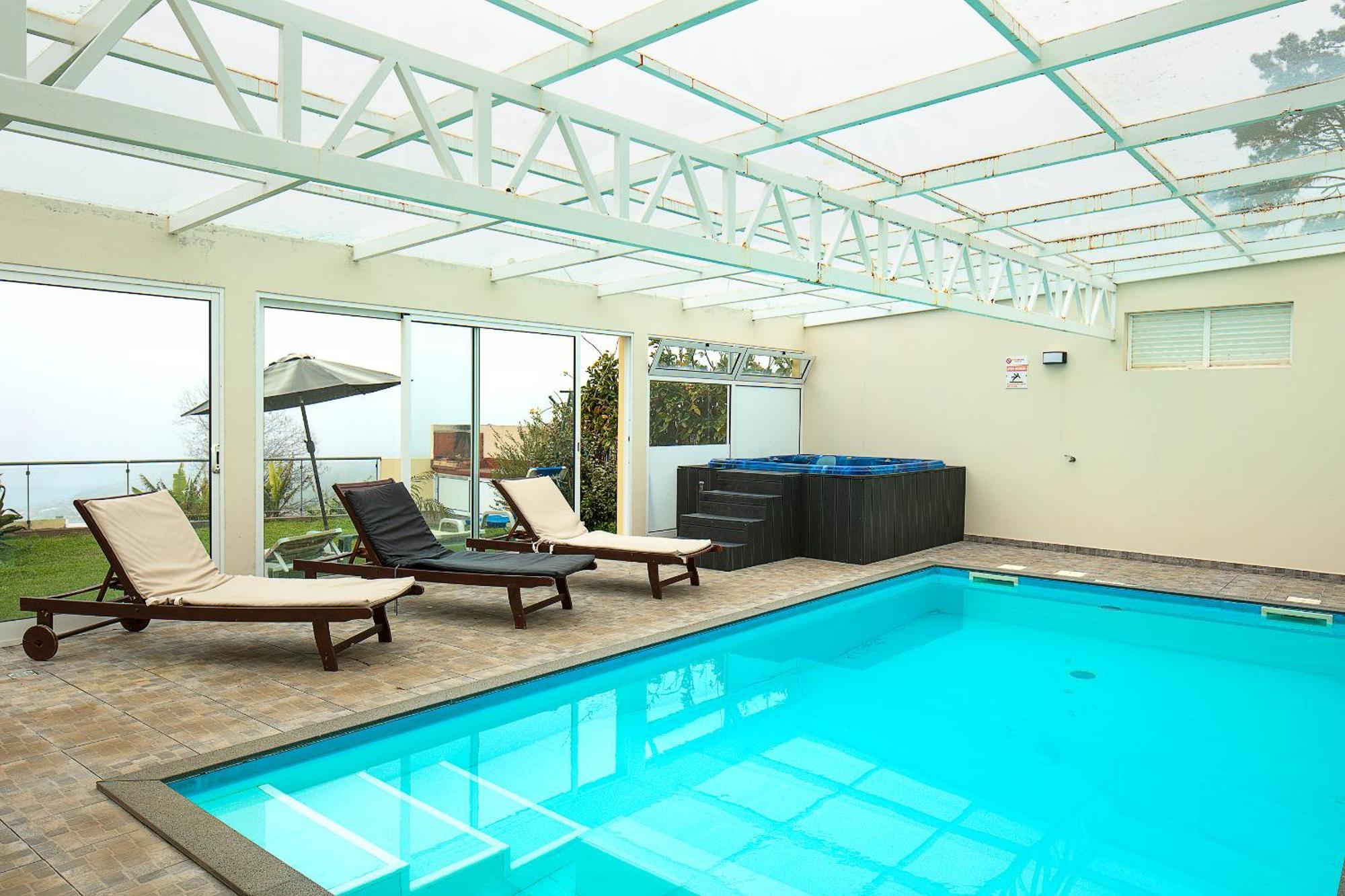 Apartamento Casa Da Relva Com Piscina Aquecida Interna Arco da Calheta  Exterior foto