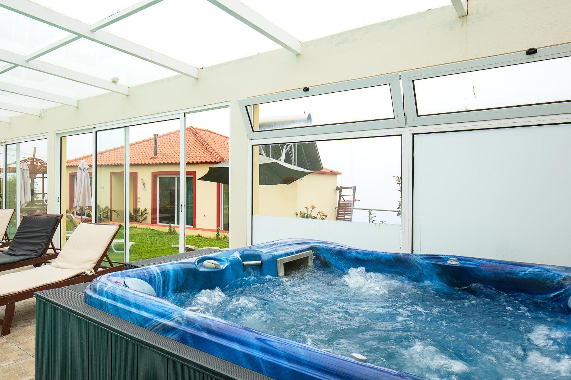 Apartamento Casa Da Relva Com Piscina Aquecida Interna Arco da Calheta  Exterior foto